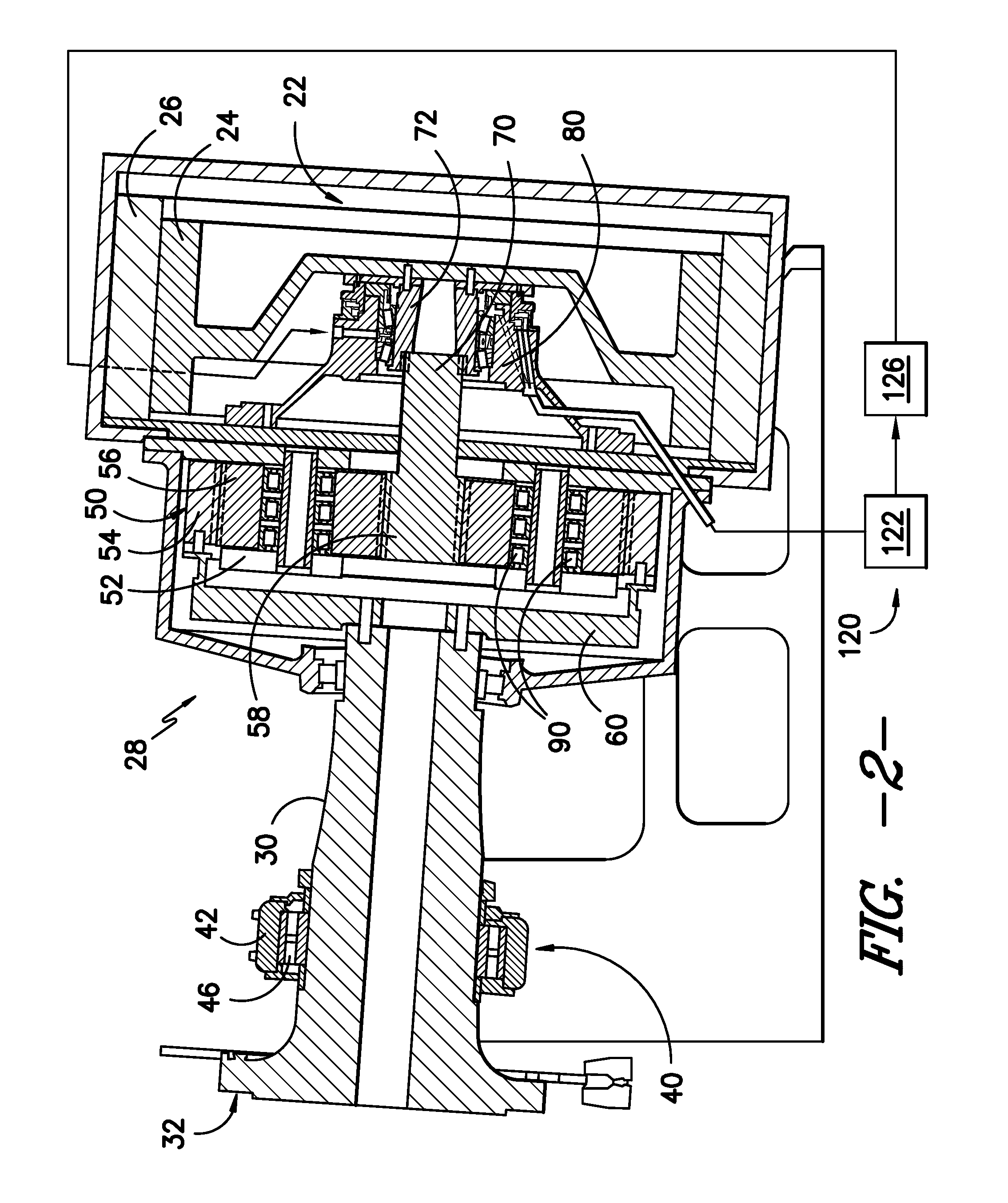 Drivetrain and method for lubricating bearing in wind turbine