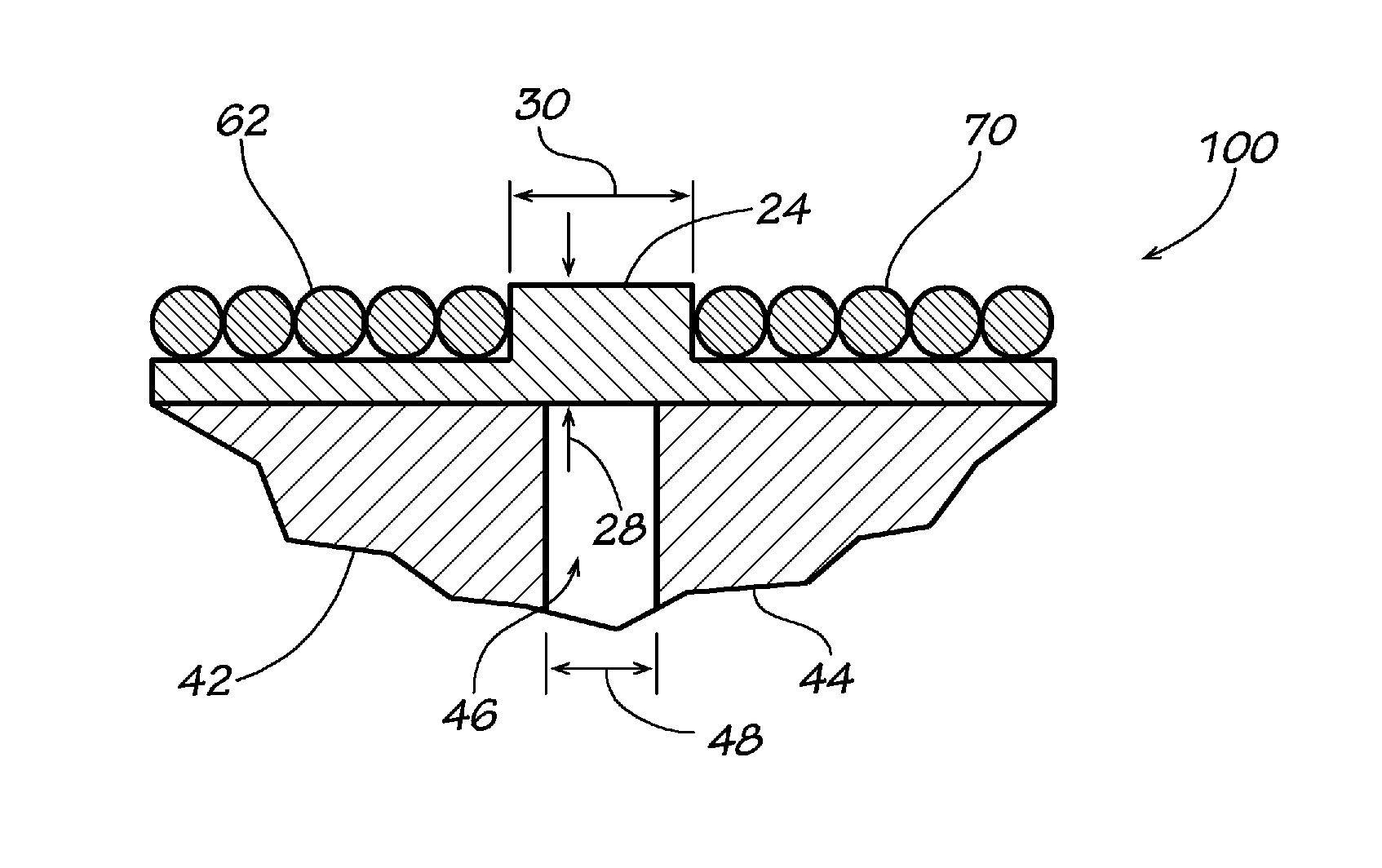 Bobbin apparatus for reducing gap losses in magnetic components