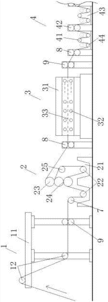 Continuous photocatalytic color stripping machine