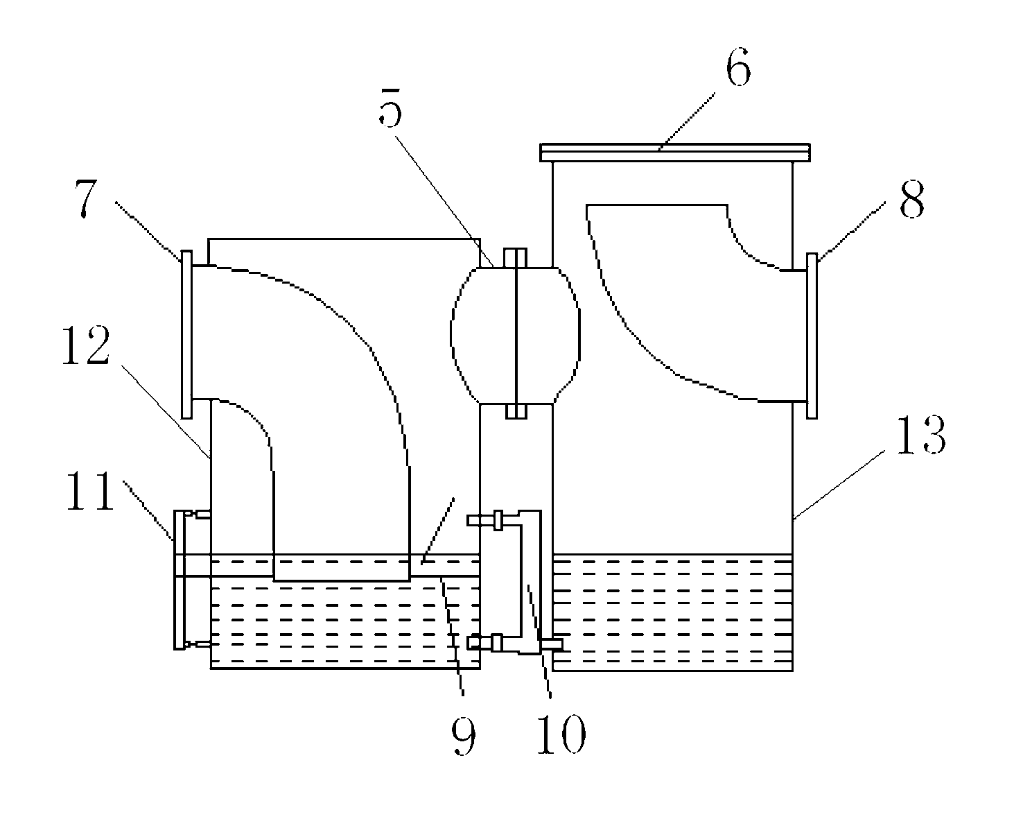 Gas pumping and releasing pipeline explosion suppression fire retarding device