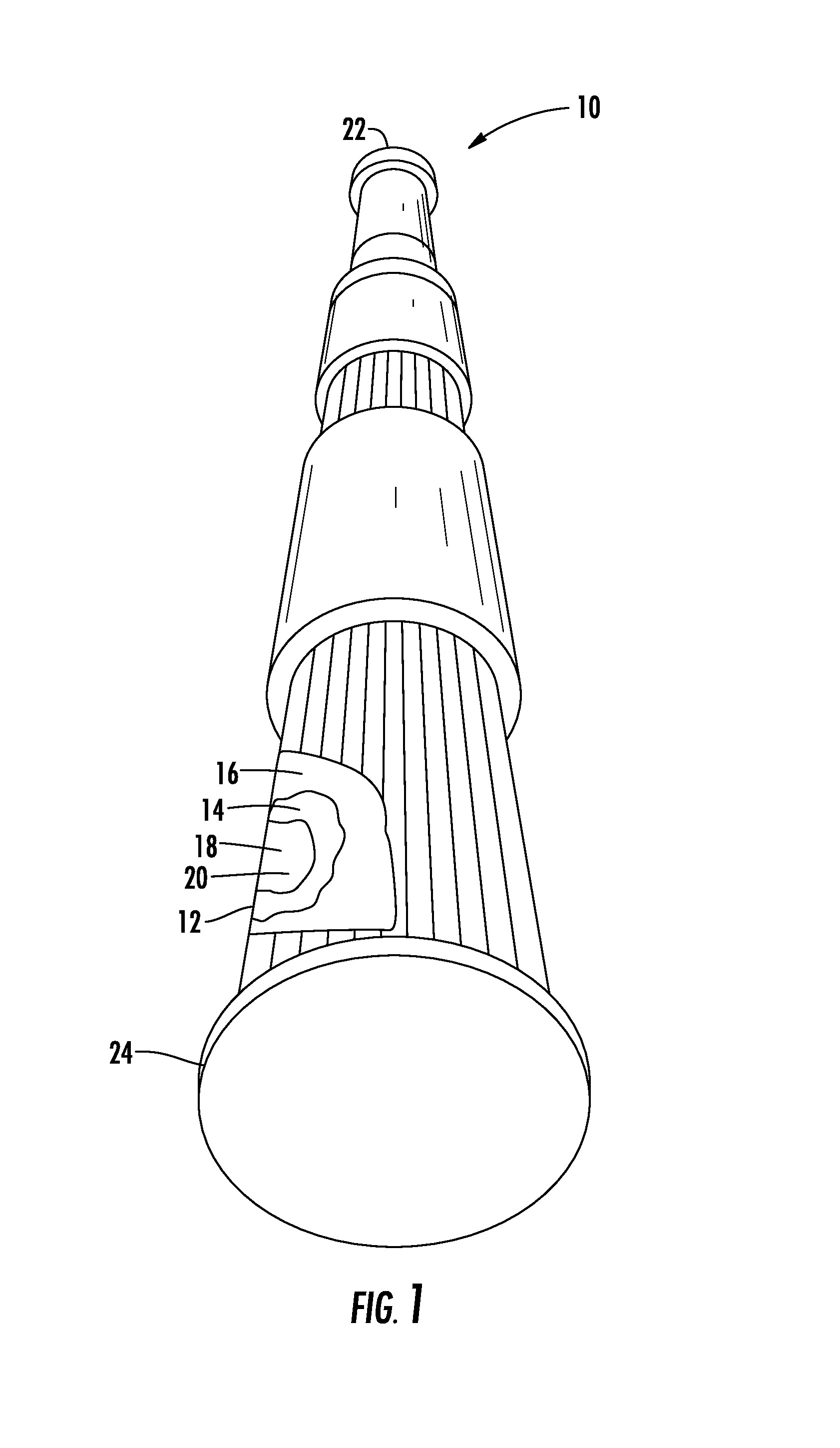 Fatigue resistant turbine through bolt