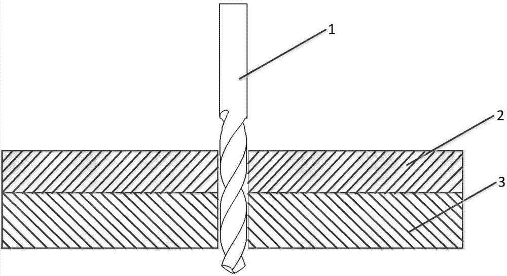 Aviation lamination material variable-parameter adaptive hole drilling system and method