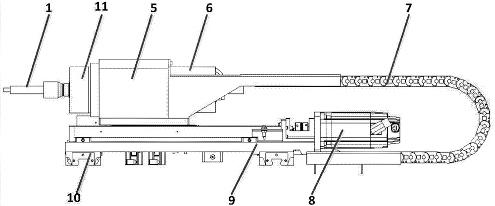 Aviation lamination material variable-parameter adaptive hole drilling system and method