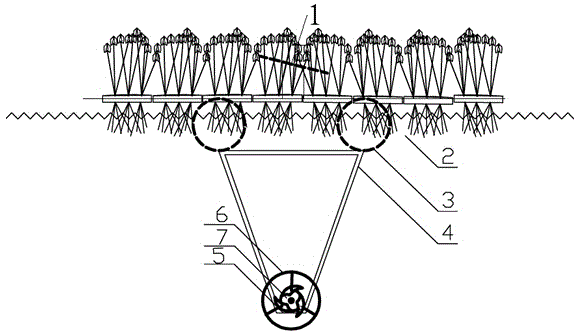 Underflow propeller water body circulation improvement and purification plant and method