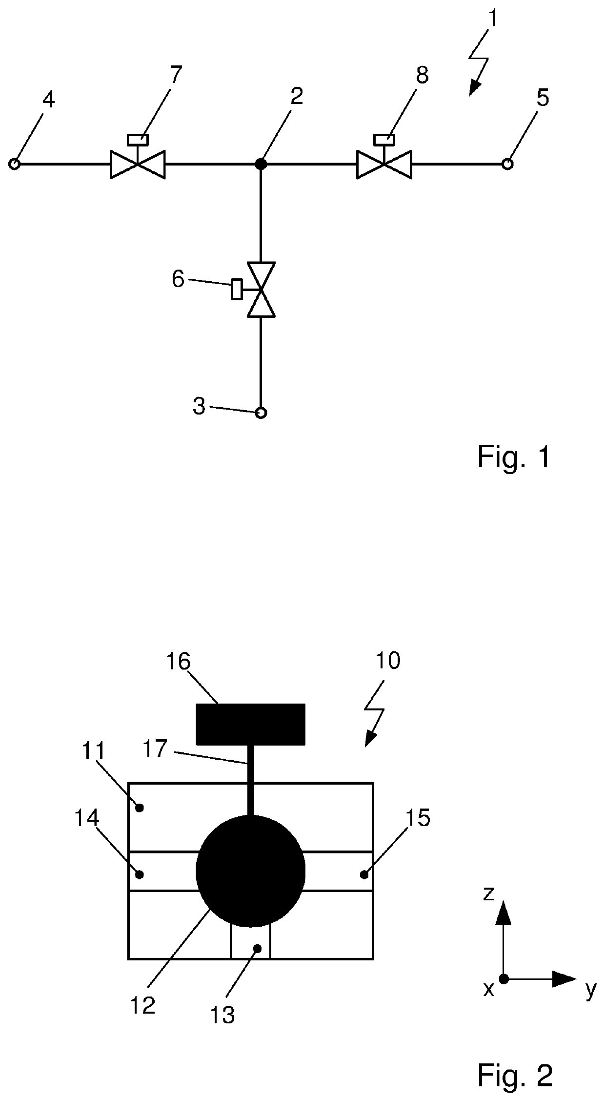 Device for regulating a flow-through and distributing a fluid in a fluid circuit