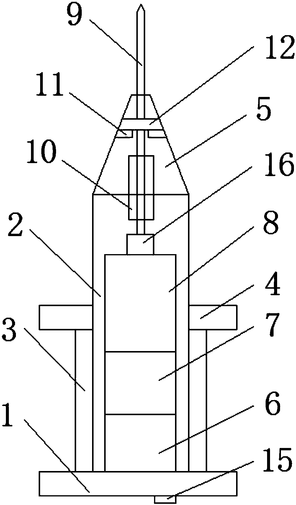 Electric cleaning twisting rod for spinning