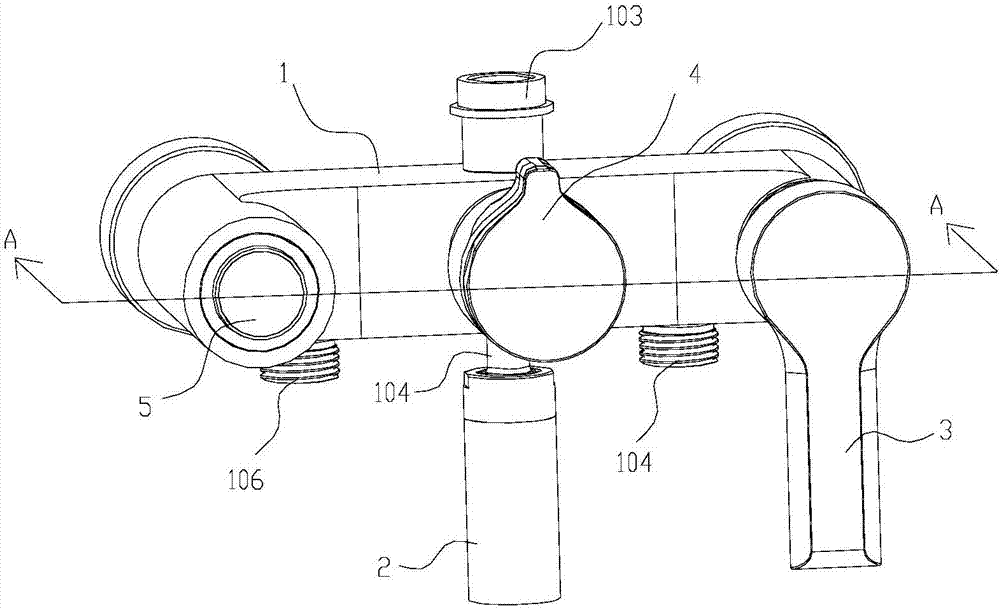 Four-function water tap