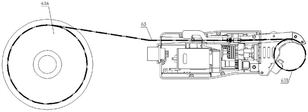 Wire feeding mechanism of steel bar binding machine and steel bar binding machine