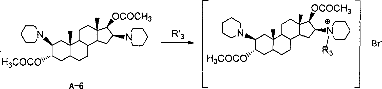 Bisamidocyanogen androstanes derivates, preparation method and use thereof