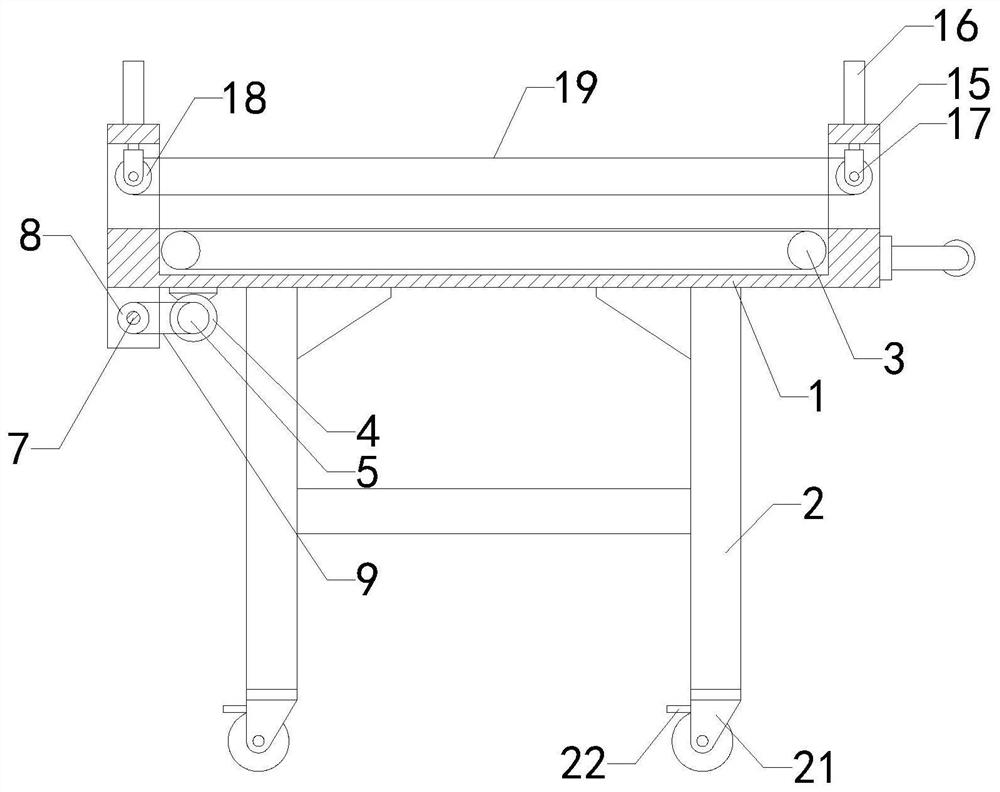 Conveying device for carton processing