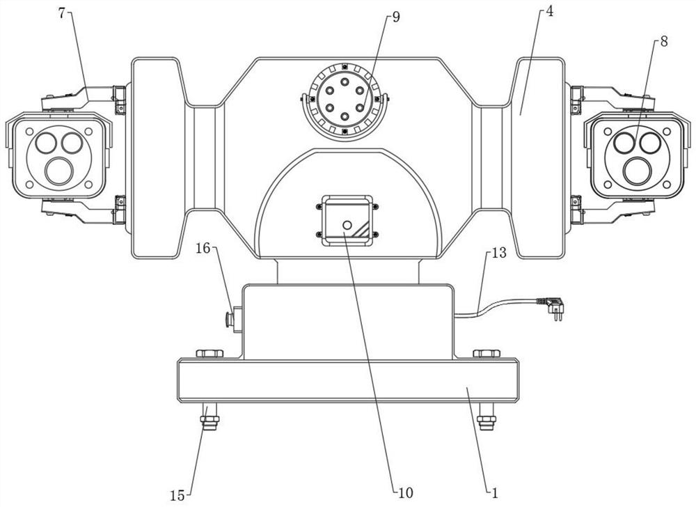 Garage auxiliary safety AI visual identification device