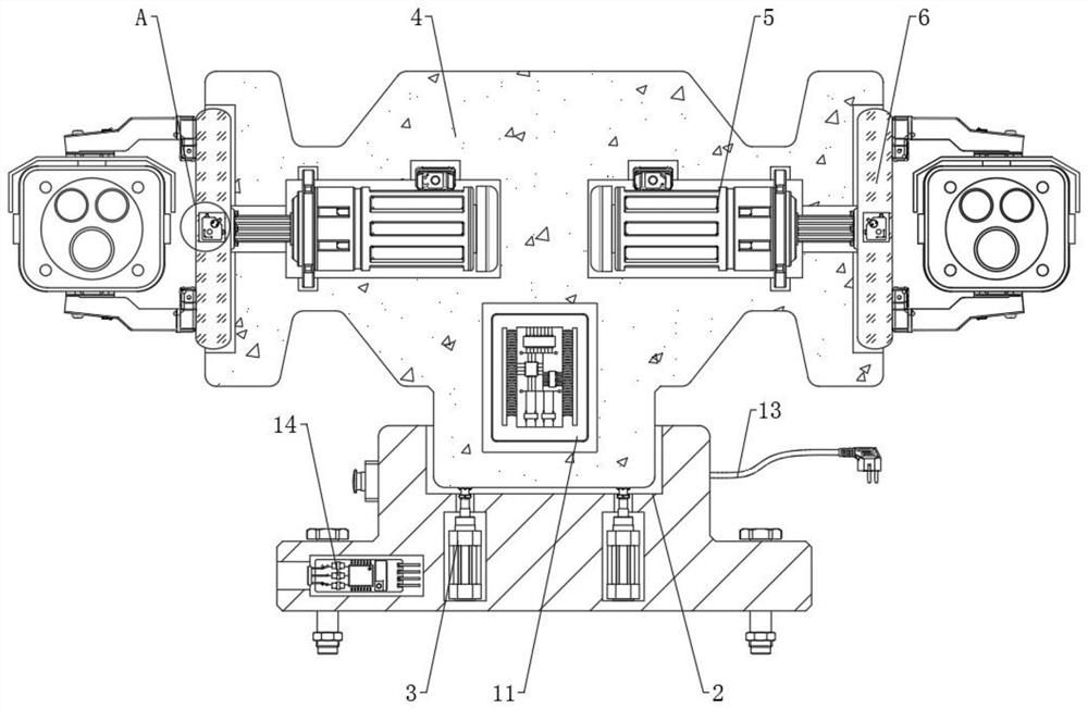 Garage auxiliary safety AI visual identification device