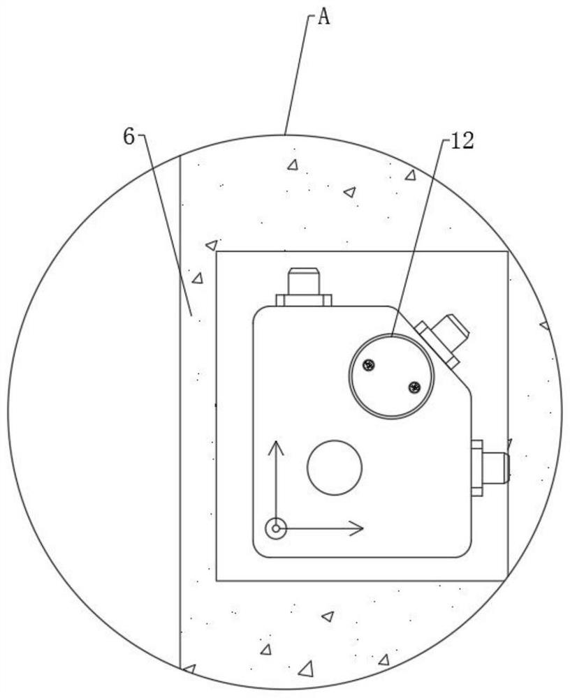 Garage auxiliary safety AI visual identification device