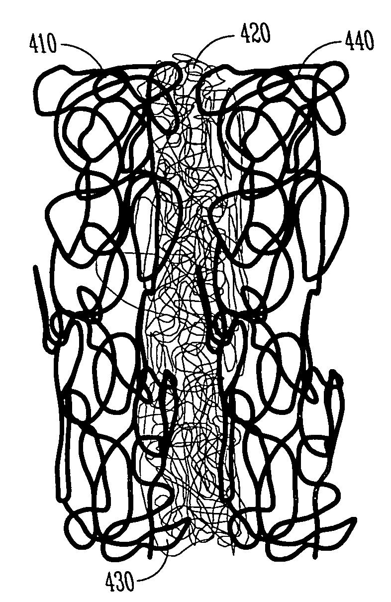 Microfiber supported nanofiber membrane