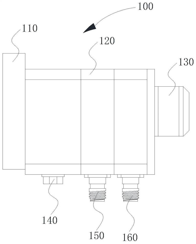 Dielectric loss partial discharge sensor structure and capacitive high voltage electrical equipment detection mechanism