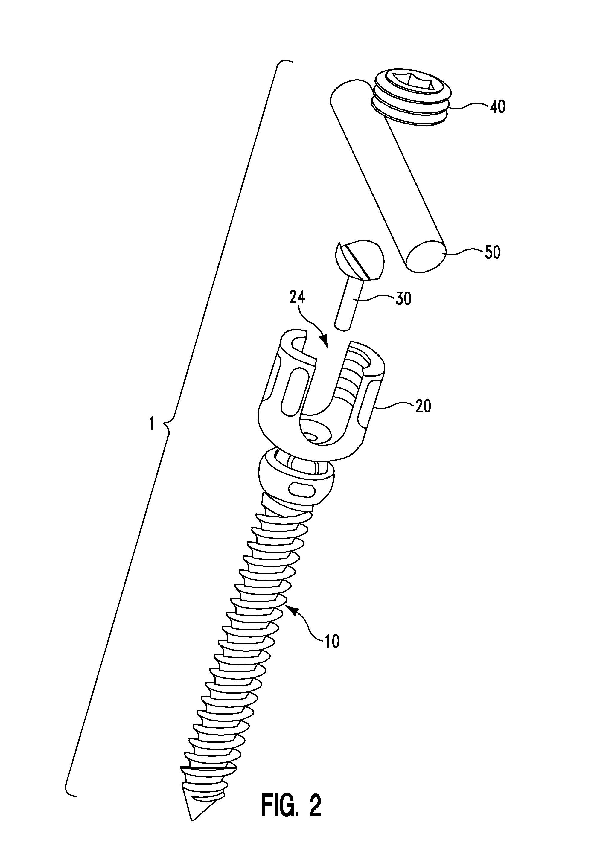 Polyaxial pedicle screw assembly