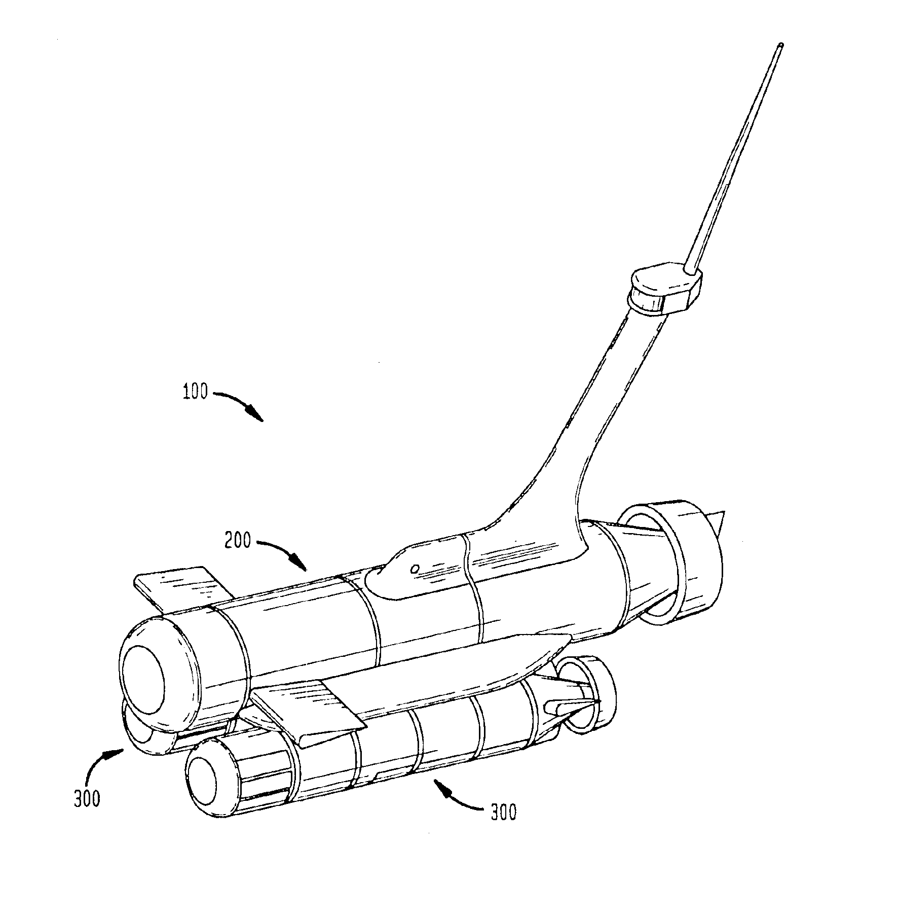 Underwater investigation system using multiple unmanned vehicles