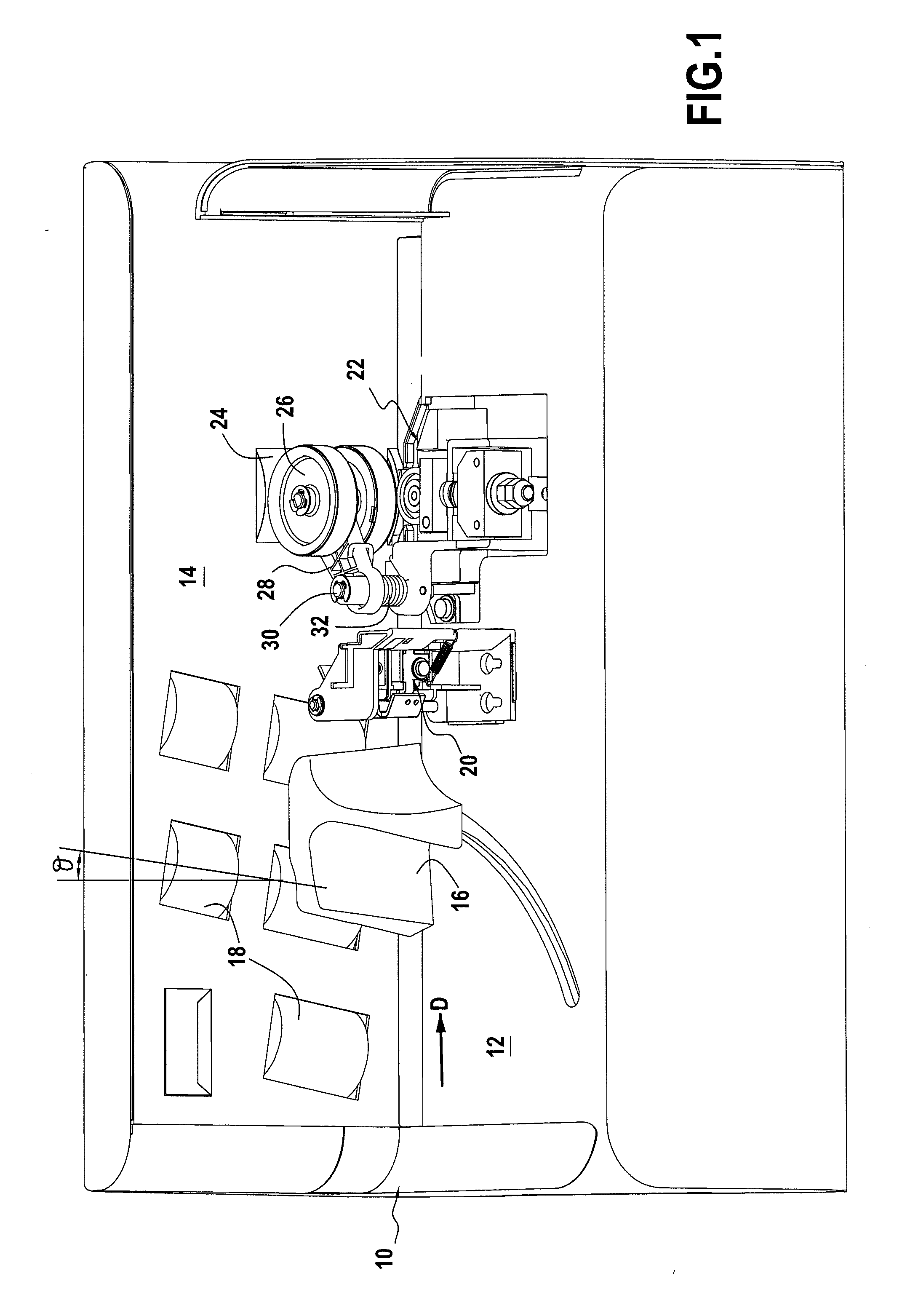 Cutter device for cutting mailpieces open