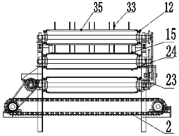 Lychee branch removal machine