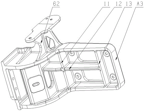 Integrated multifunctional air conditioner compressor holder