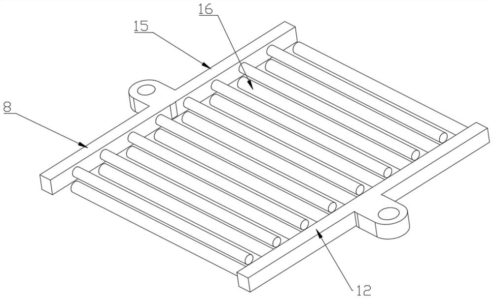 Ore crushing and screening device