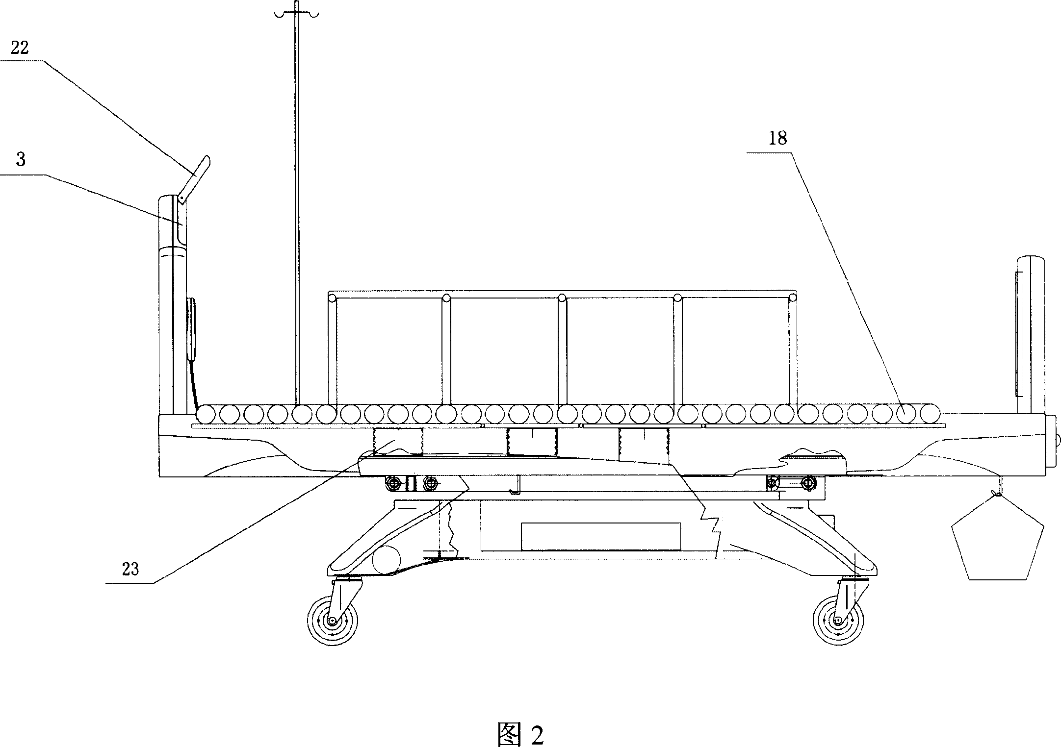 Nursing bed capable of electronic self controlled turn over, and automatic turn over method