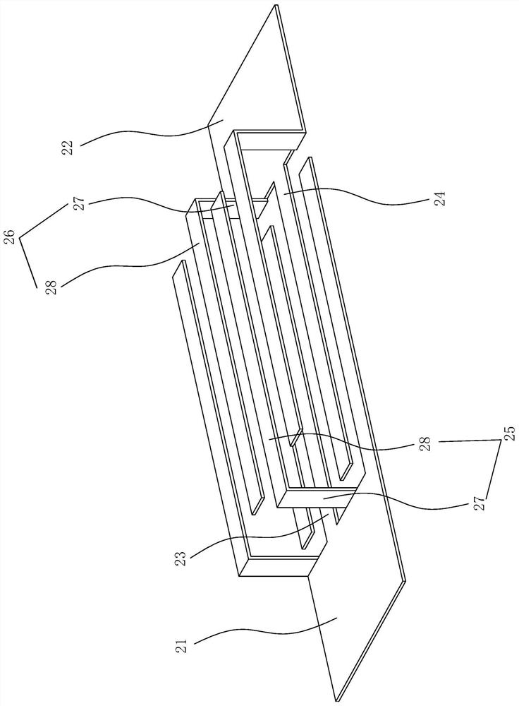 Double-layer-structure mould pressing multi-core-group ceramic capacitor and production method thereof