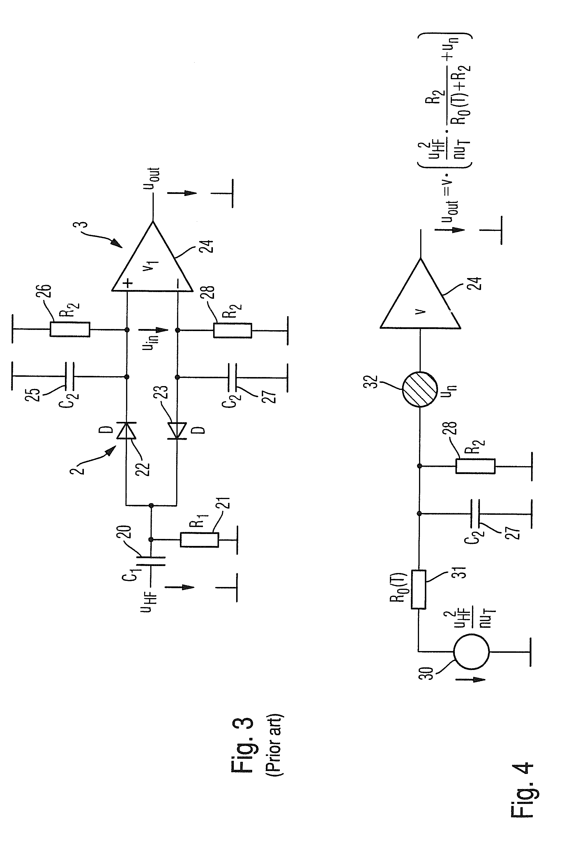 Measuring device with negative-feedback DC voltage amplifier