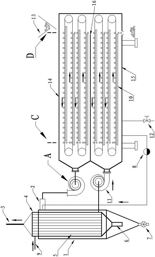 Tail heat recovery type steam flat-plate dryer