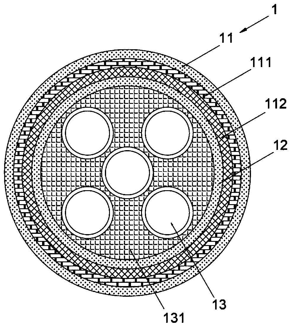 High-performance heat-resistant mineral fireproof cable