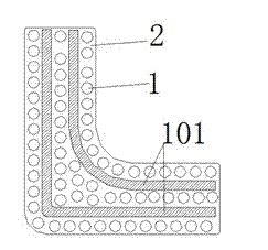 Polyurethane composite profile and forming method for same