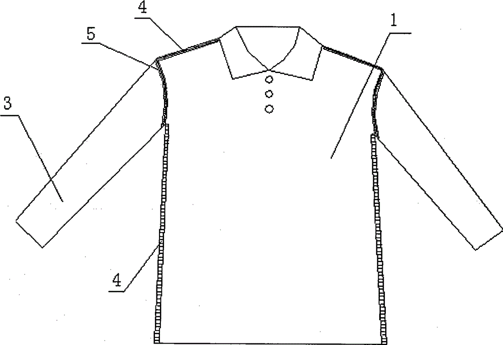 Moisture-permeable anion-releasing patchwork patient clothes