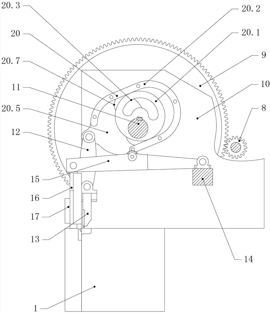 Mechanical plate shearing machine