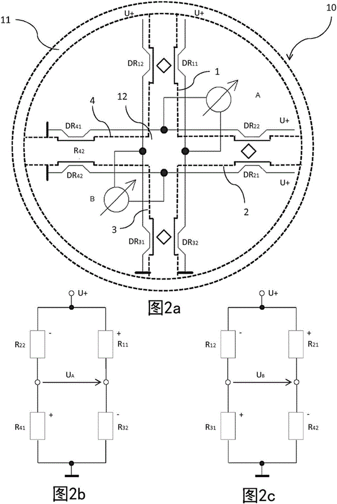 Torque sensor and method for detecting torques occurring on or in a joint of an articulated arm robot