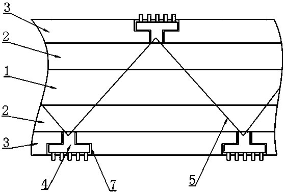 High performance PTFE coated needle felt and preparation method thereof