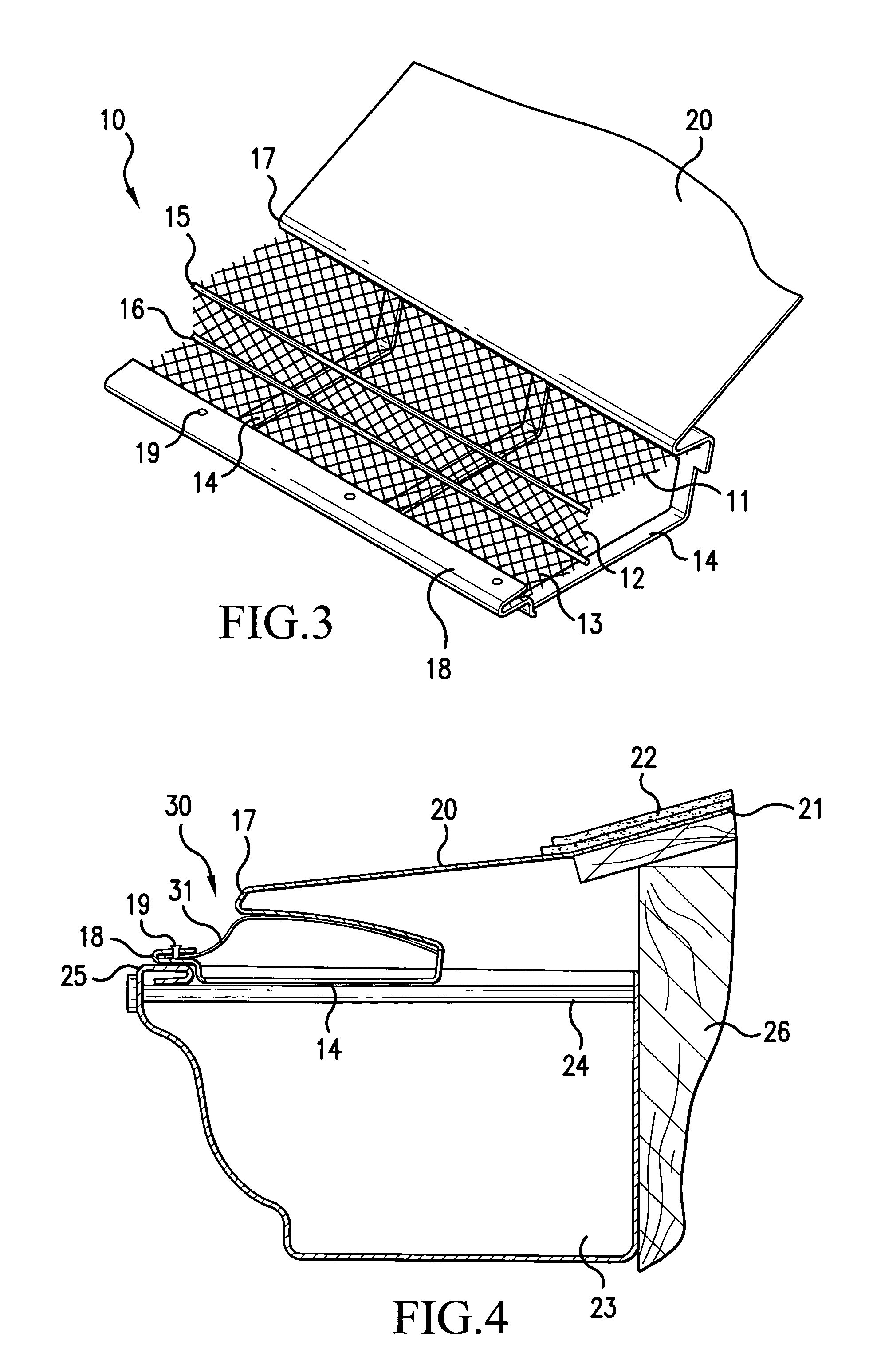 Rain gutter cover