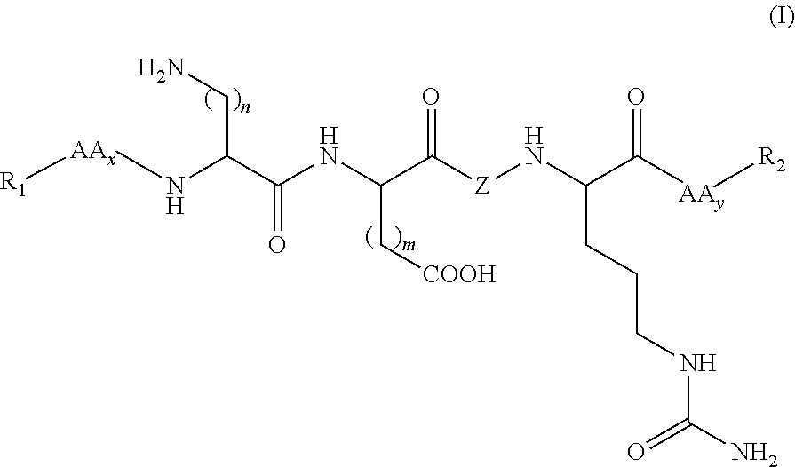 Synthetic peptides useful in the treatment of the sking and use thereofe in cosmetic or dermopharmaceutical compositions