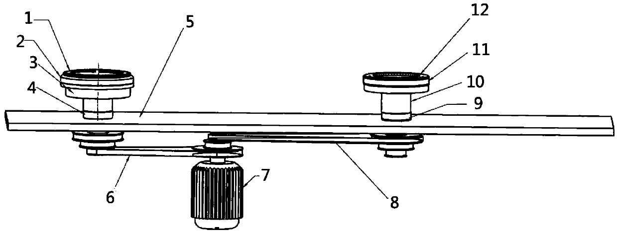 Sheet gear end face polishing and chamfering device and operation method thereof