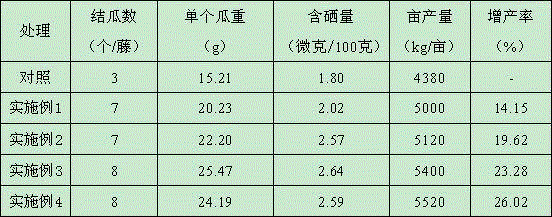 Fertilizer special for selenium-rich and chromium-rich dark green wax gourds