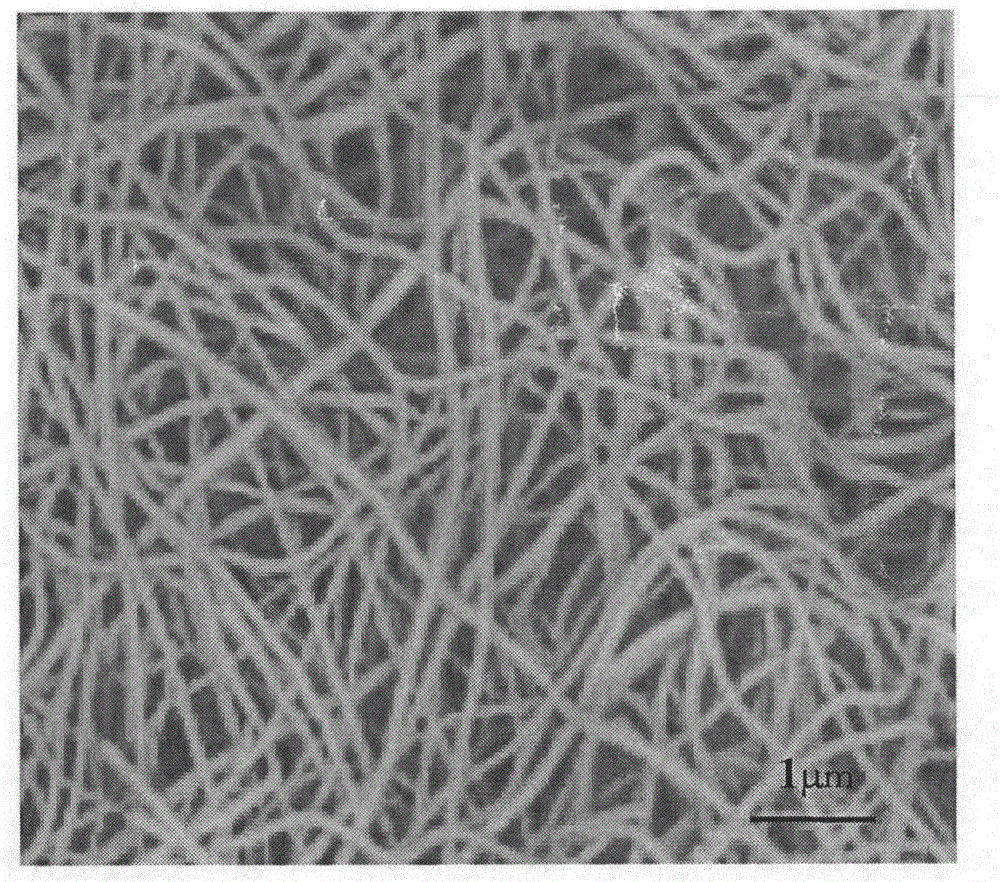 Preparation method for synthesizing LiNi1/3Co1/3Mn1/3O2 nanometer fiber by using electro-spinning technique