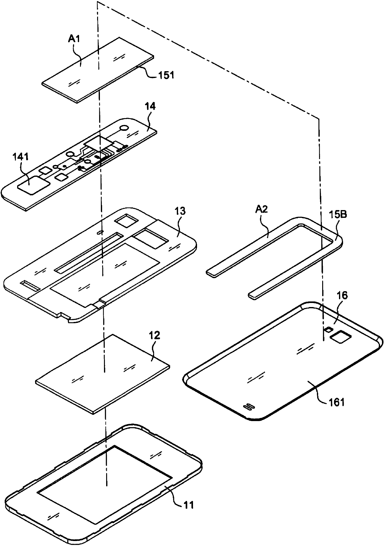 Flat film-type cooling device