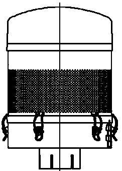 Impurity collecting and discharging device