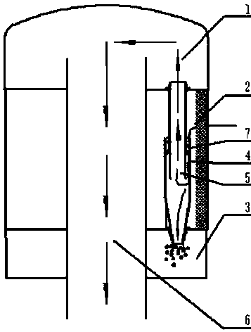 Impurity collecting and discharging device