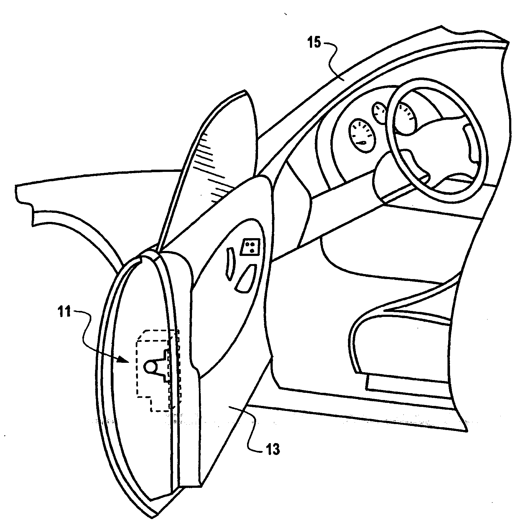 Latch control by gear position sensing