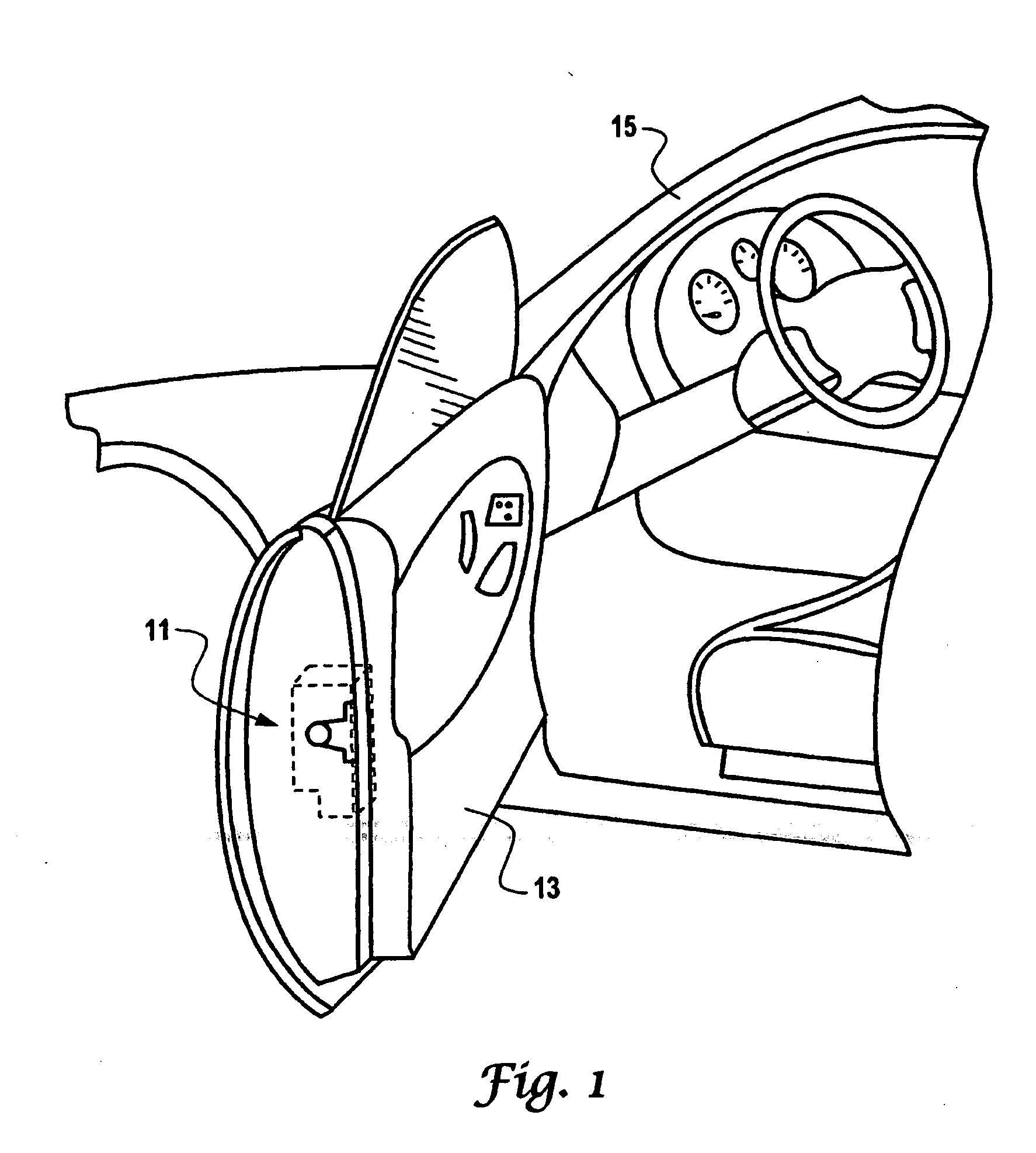 Latch control by gear position sensing