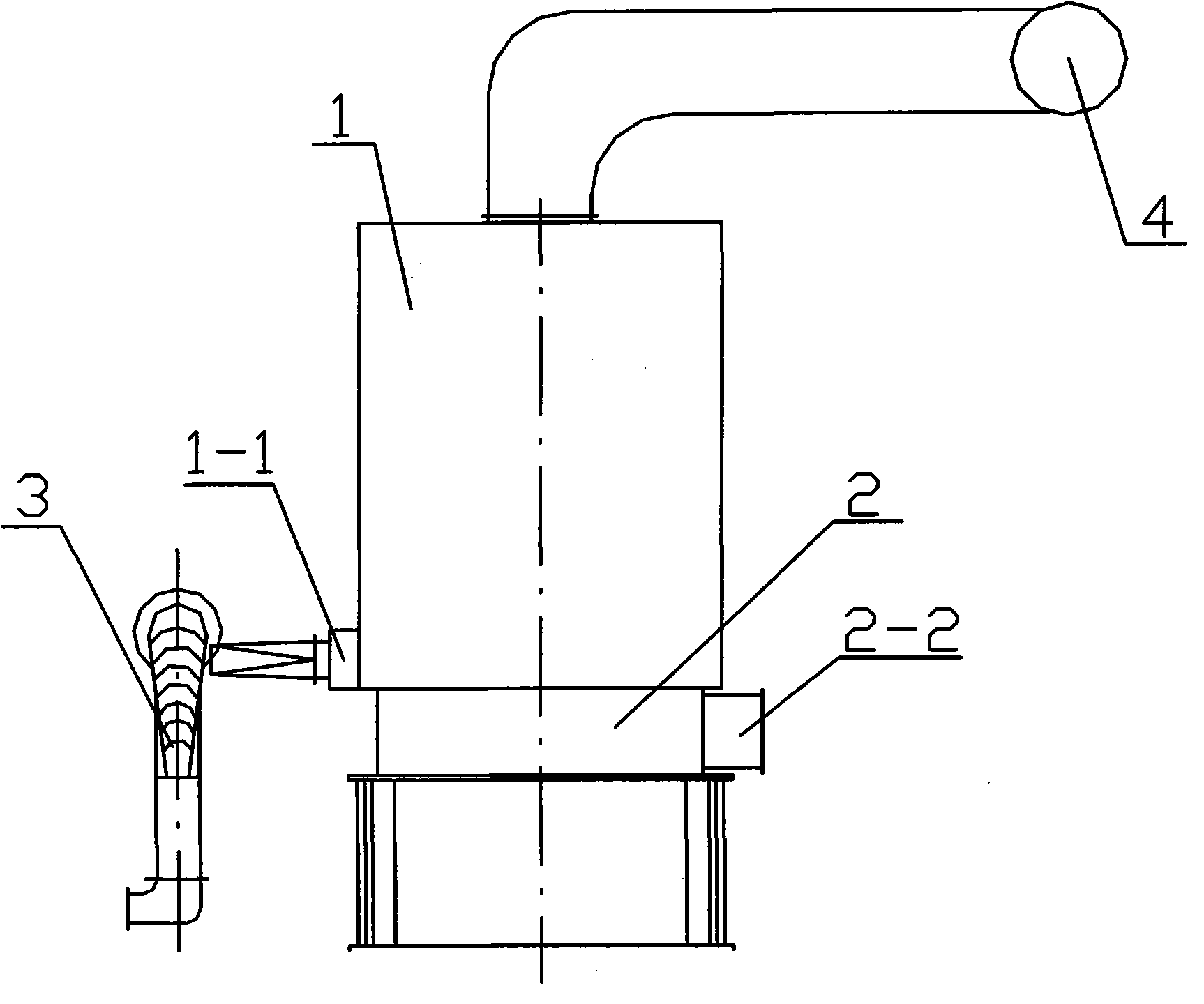 Coal-fired hot-blast stove