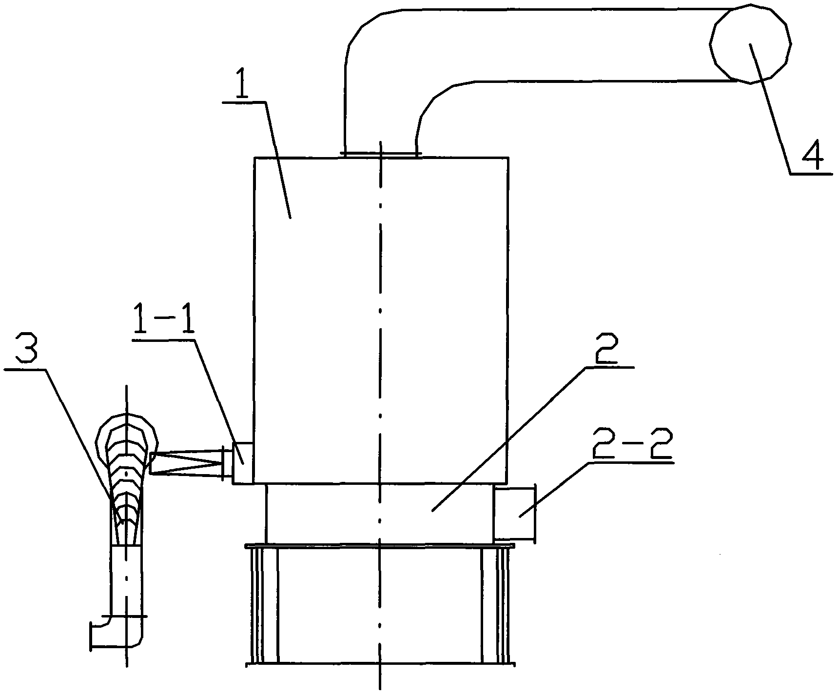 Coal-fired hot-blast stove