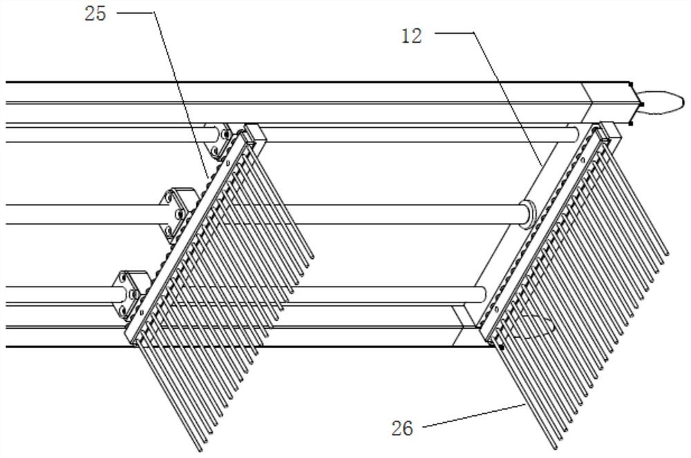 A honeycomb core stretching-impregnation-curing integrated device and its use method