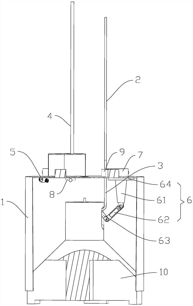 A drill bit fishing device and fishing method