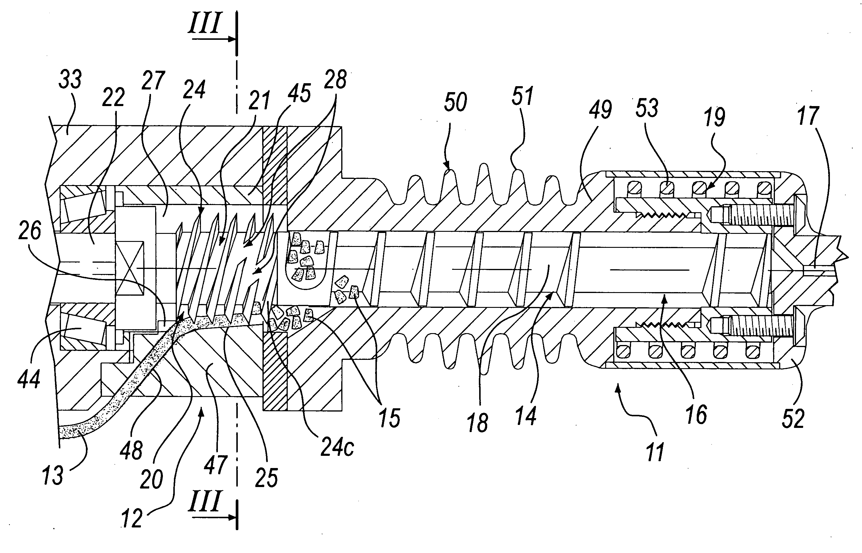 Extruder for welding plastic components